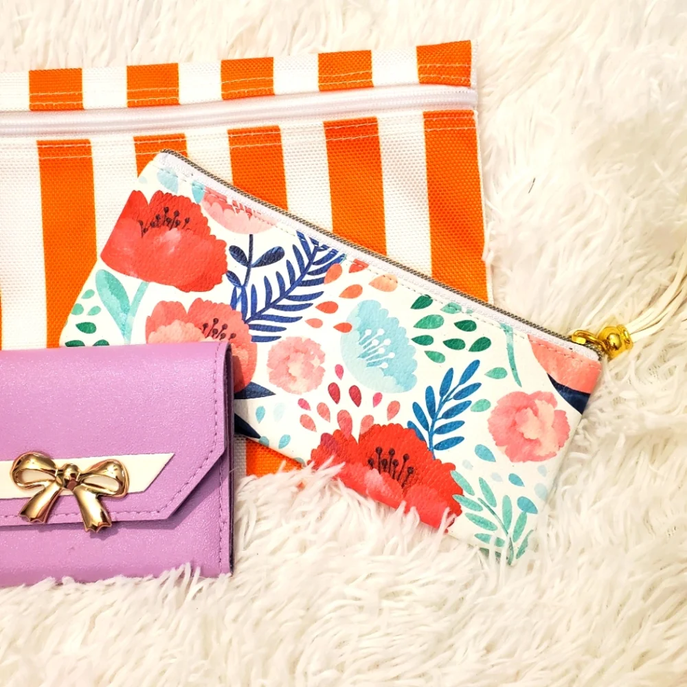 Bundle Of Pouches and Wallet
